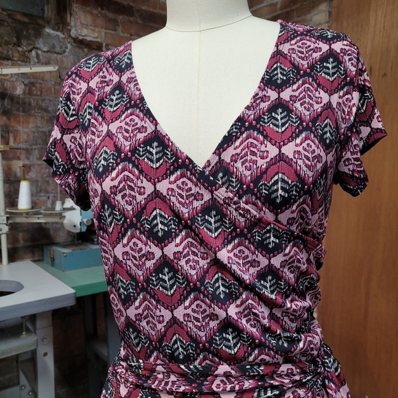 Funky print slinky dress Medium - Picture 3 of 7